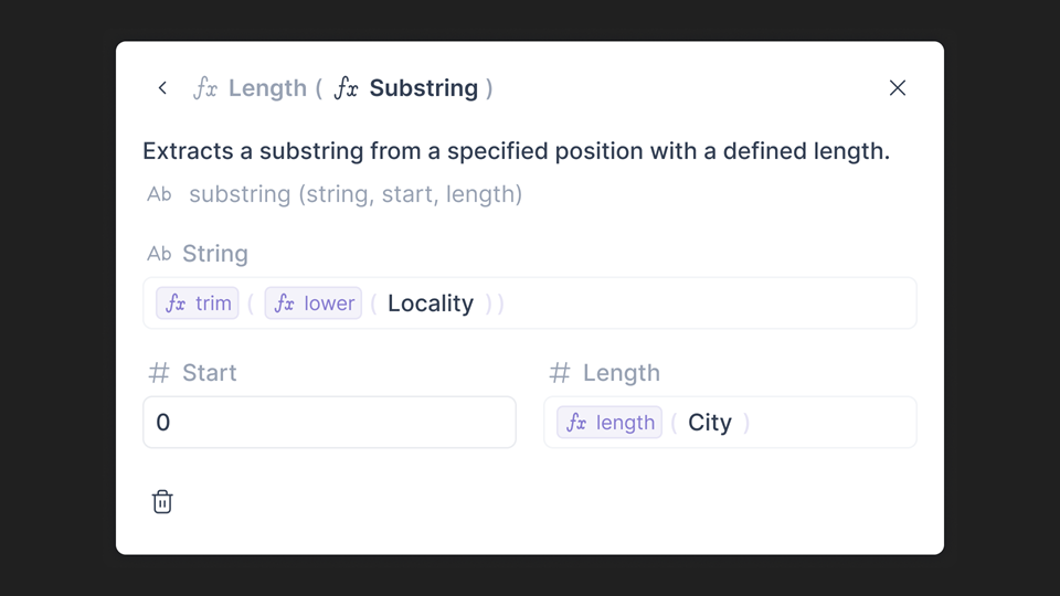 Functions in Segment Builder